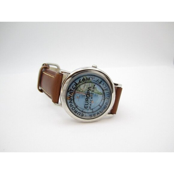 Women Europa Holland America Quartz WR Analog Dial Causal Round Watch (G235) - Picture 8 of 10